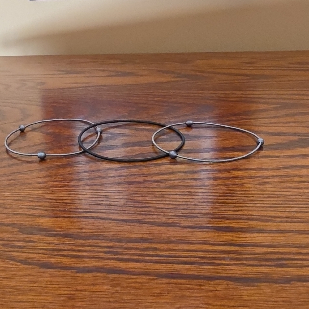 Set of Three Black